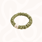 Skinny Silk Scrunchies Pack of 3 in Matcha Medicine