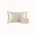 Clinical Cream Hidden Zipper Pillowcase with Piping