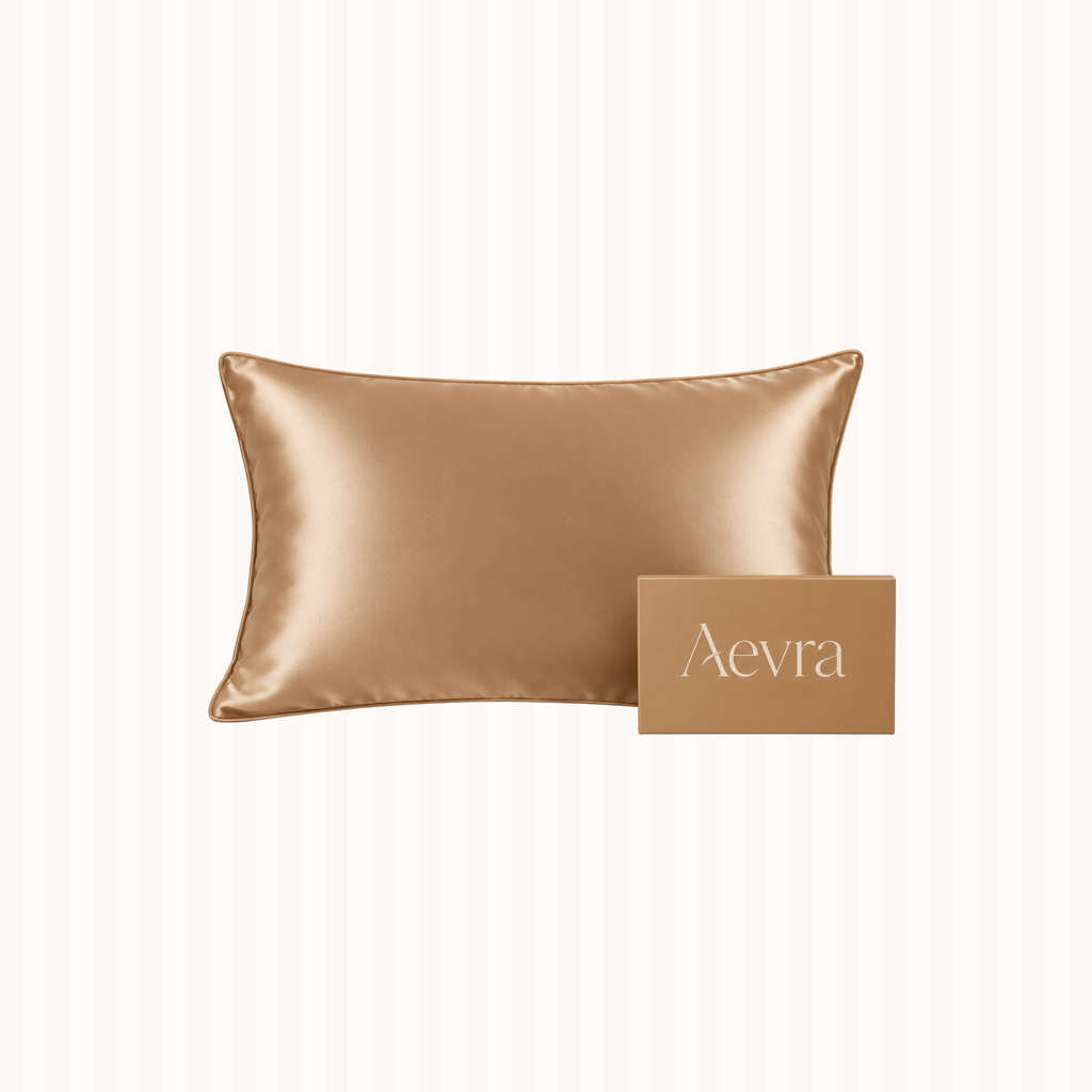Caramel Capsule Hidden Zipper Pillowcase with Piping