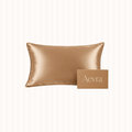 Caramel Capsule Hidden Zipper Pillowcase with Piping