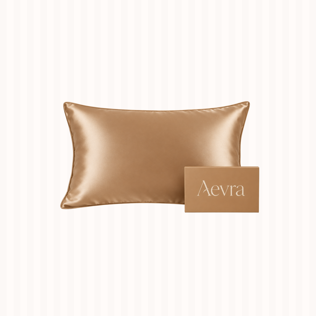 Caramel Capsule Hidden Zipper Pillowcase with Piping